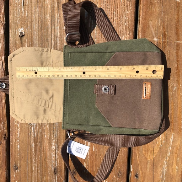 LL Bean Canvas Utility Crossbody bag purse NWT - Picture 12 of 12